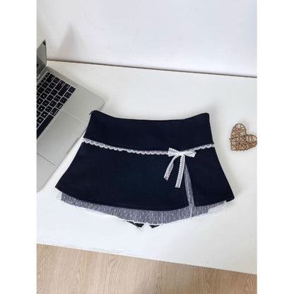 Overlay Skirt Rise Mini Low