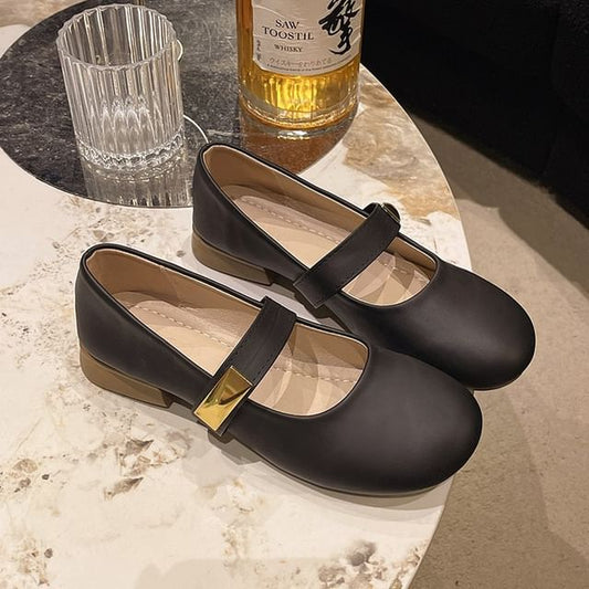 Shoes Jane Faux Mary Leather