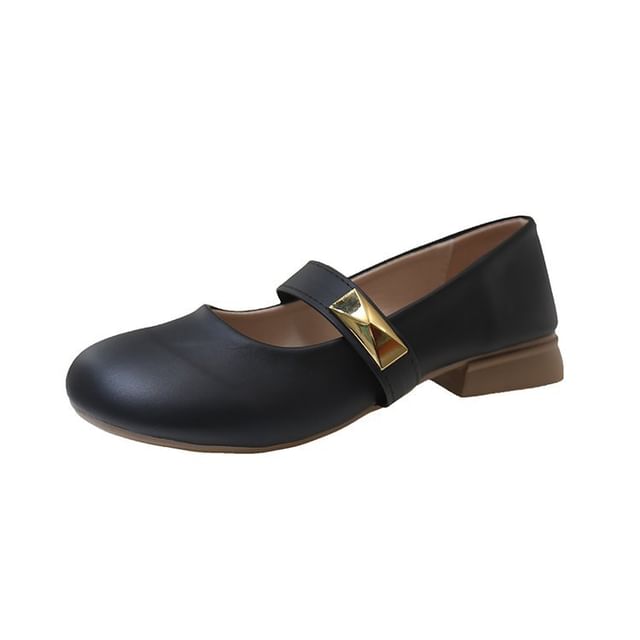 Shoes Jane Faux Mary Leather