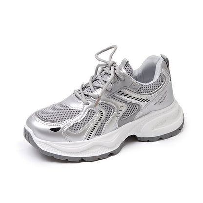 Mesh Sneakers Panel Platform