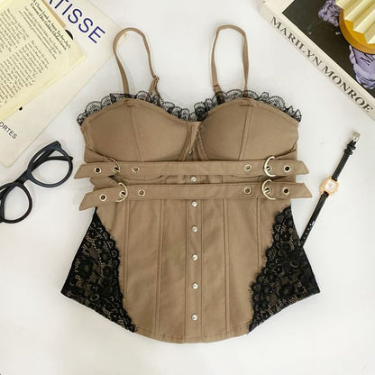 Lace Trim Bustier