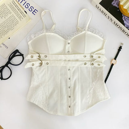 Lace Trim Bustier