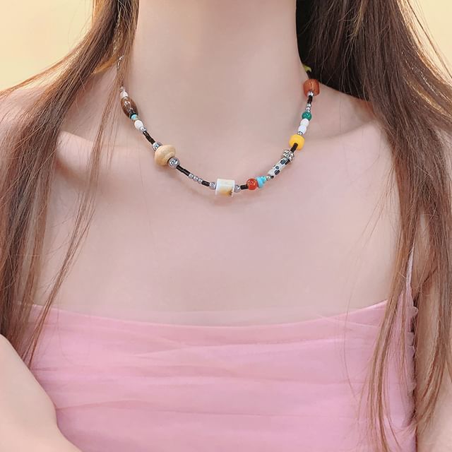 Gemstone Bead Choker