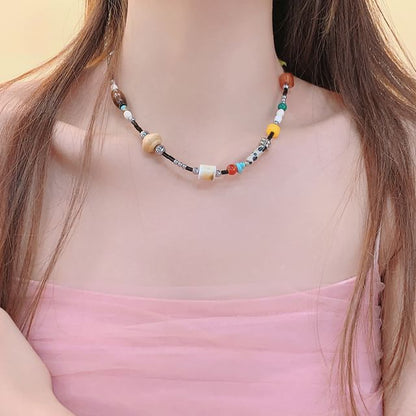 Gemstone Bead Choker