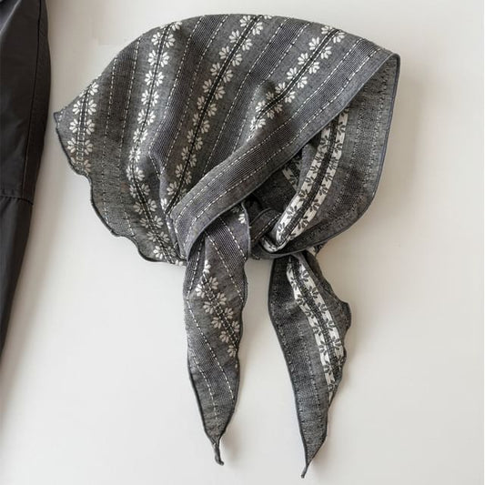 Headkerchief Floral Print