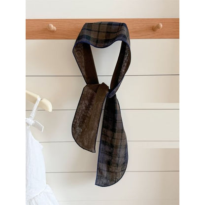Scarf Reversible Plaid