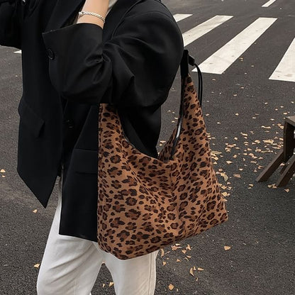 Leopard Print Shoulder Bag