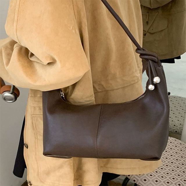 Canvas Plain Shoulder Bag