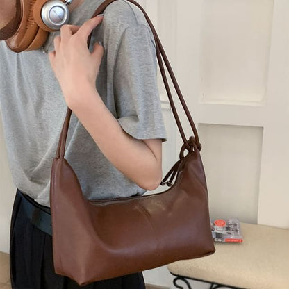 Canvas Plain Shoulder Bag