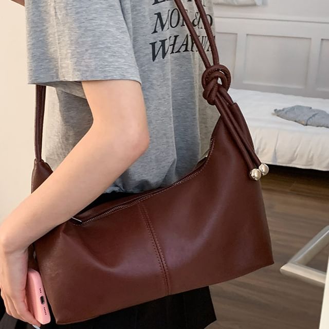 Canvas Plain Shoulder Bag