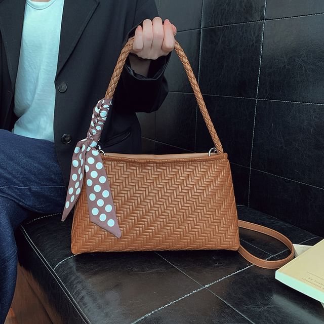 Woven Crossbody Shoulder Bag