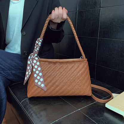 Woven Crossbody Shoulder Bag