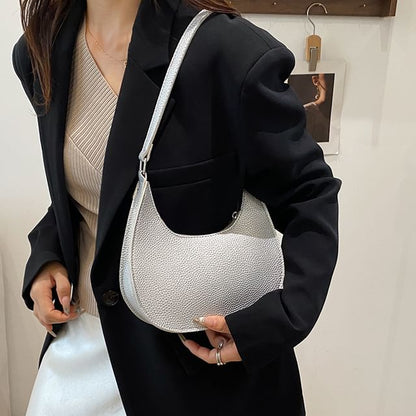 Faux Leather Shoulder Bag