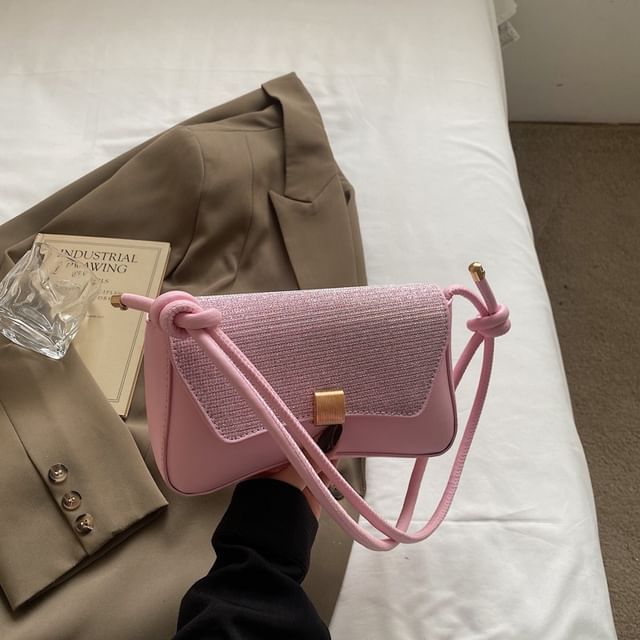 Glitter Flap Crossbody Shoulder Bag