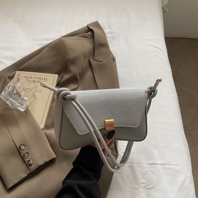 Glitter Flap Crossbody Shoulder Bag
