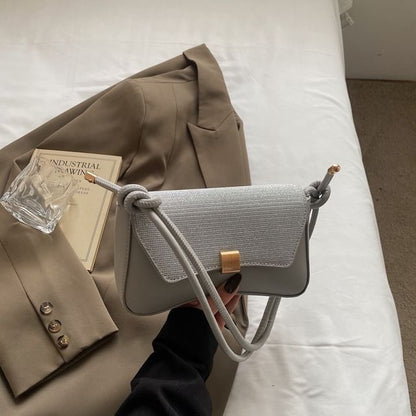 Glitter Flap Crossbody Shoulder Bag