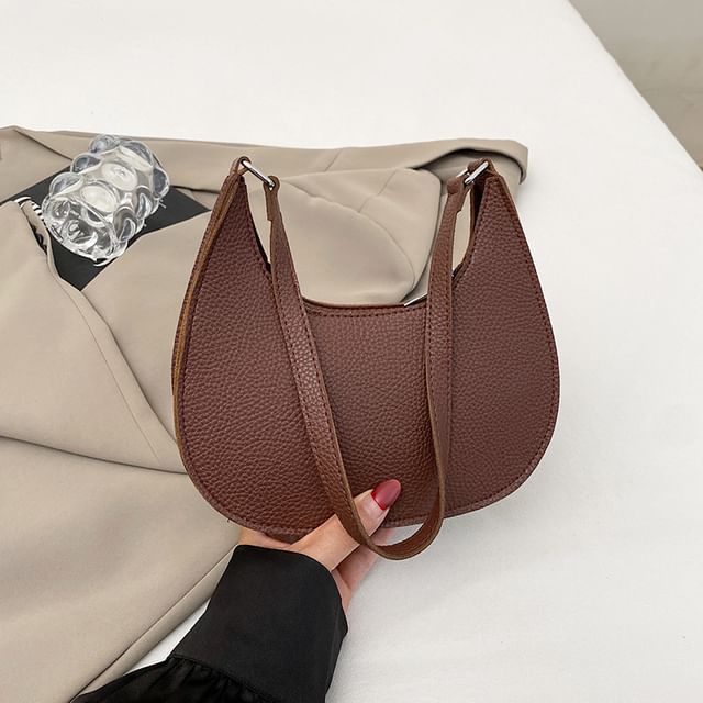 Faux Leather Shoulder Bag