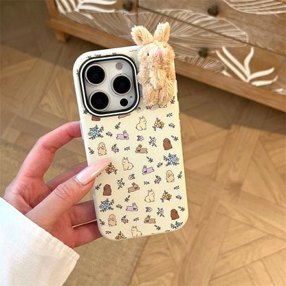 3D Chenille Rabbit Phone Case