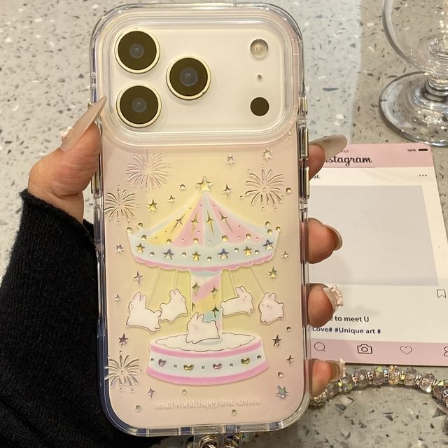 Rabbit Carousel Phone Case