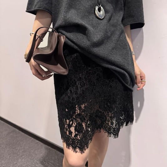 Lace Skirt with Various Designs