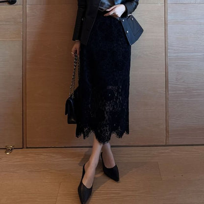Lace Skirt with Various Designs