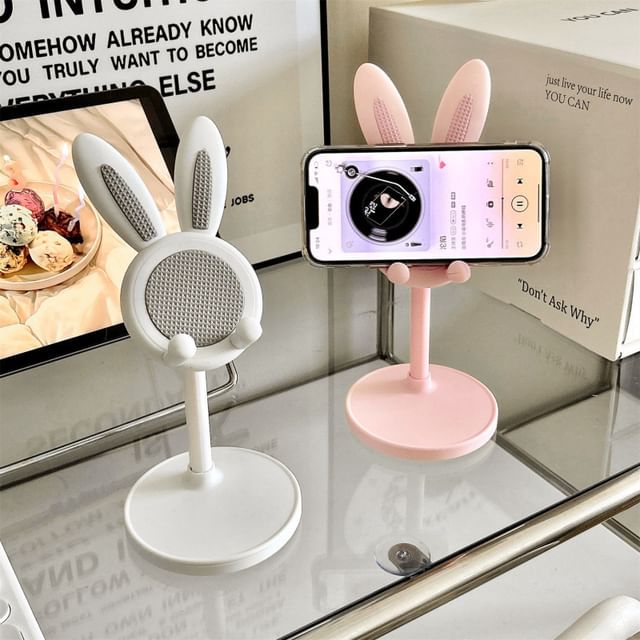 Rabbit Plastic Desktop Phone Stand