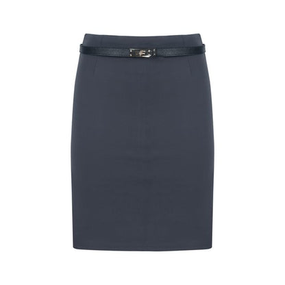Sleeveless Mock Neck Knit Top, Cardigan & High-Waist Pencil Skirt Set