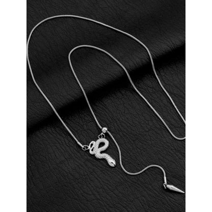 Serpent Lariat Necklace