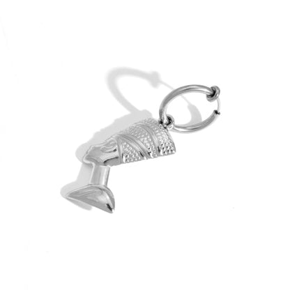 Nefertiti Hoop Drop Earring / Clip On Earring