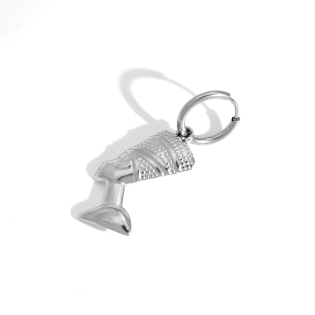 Nefertiti Hoop Drop Earring / Clip On Earring