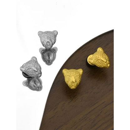 Leopard Barbell Earring