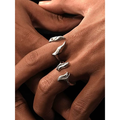 Irregular Alloy Open Ring