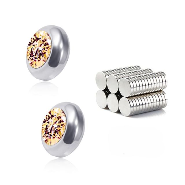 Rhinestone Magnetic Ear Stud