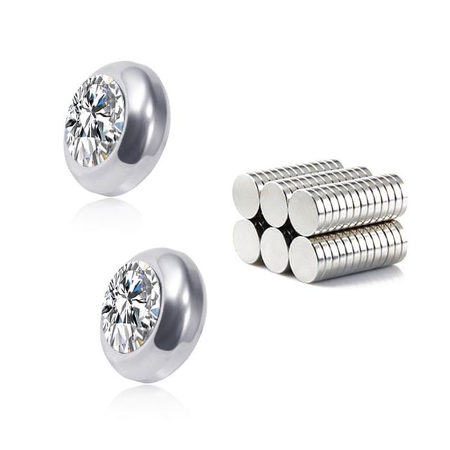 Rhinestone Magnetic Ear Stud