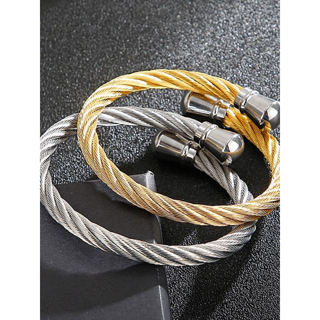 Twist Metal Bangle