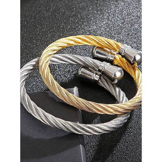 Twist Metal Bangle