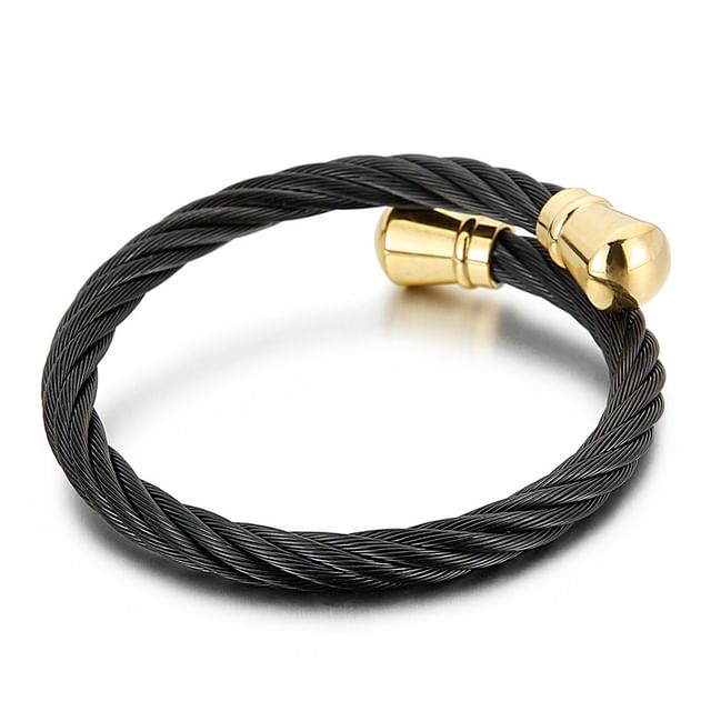 Twist Metal Bangle