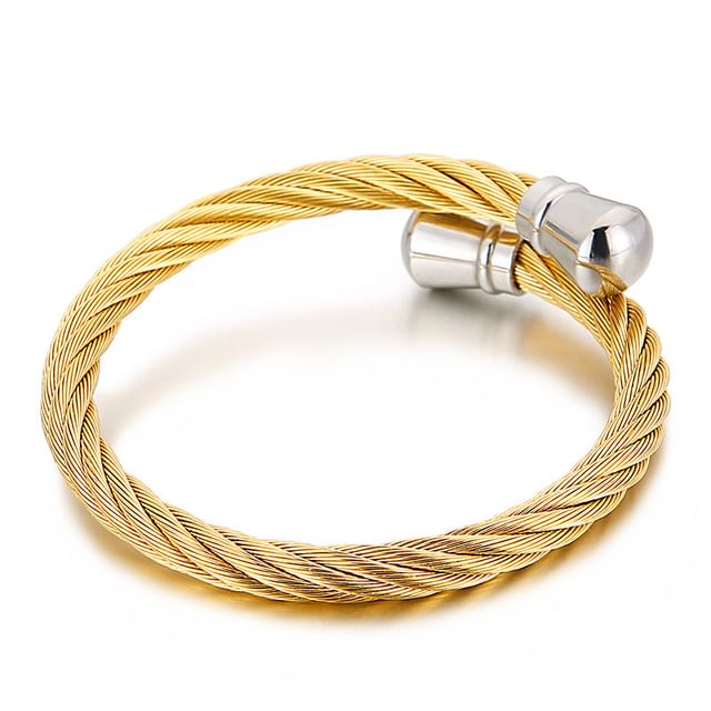 Twist Metal Bangle