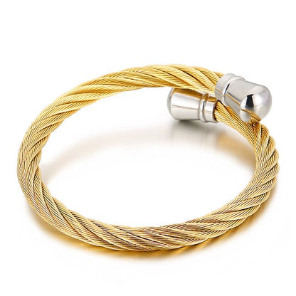 Twist Metal Bangle