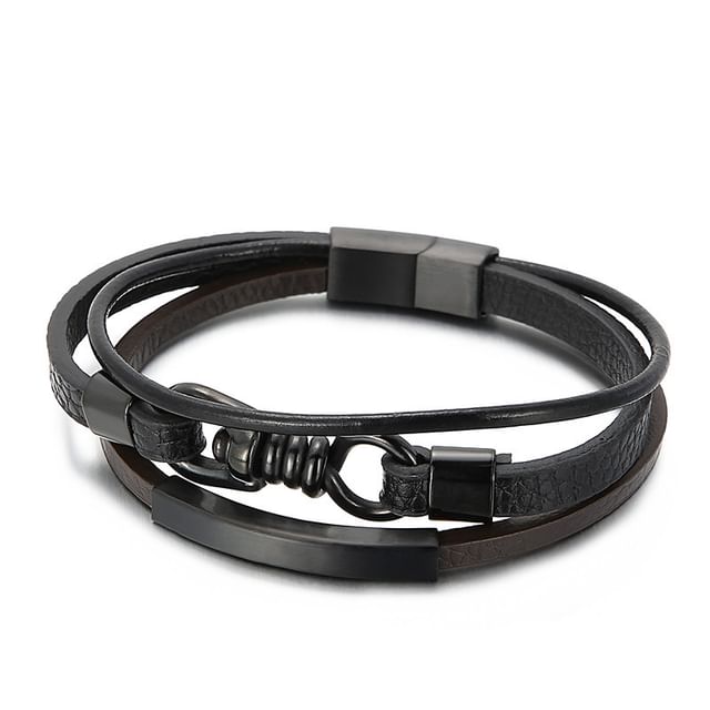 Faux Leather Bracelet
