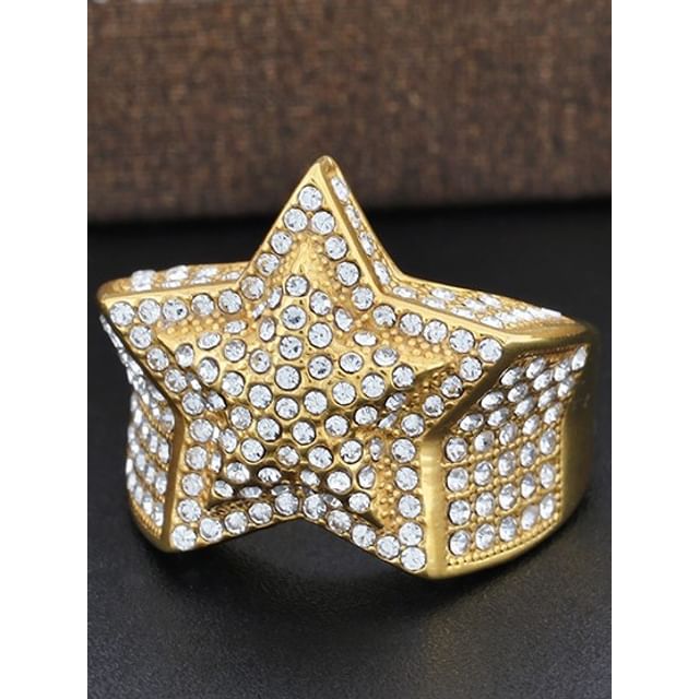 Rhinestone Statement Ring