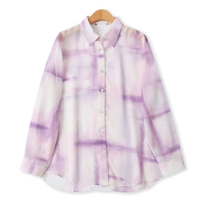 Tie-Dye Long-Sleeve Shirt