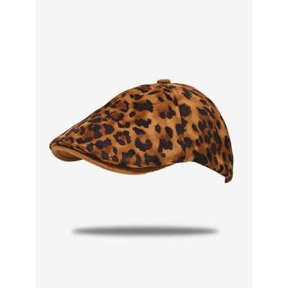 Leopard Print Beret