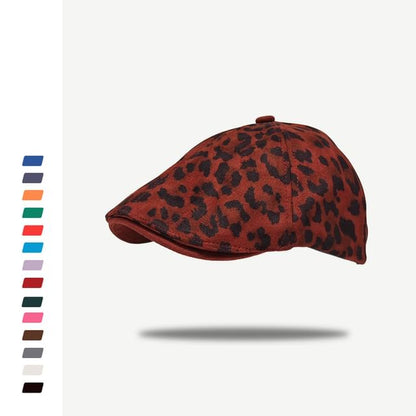 Leopard Print Beret