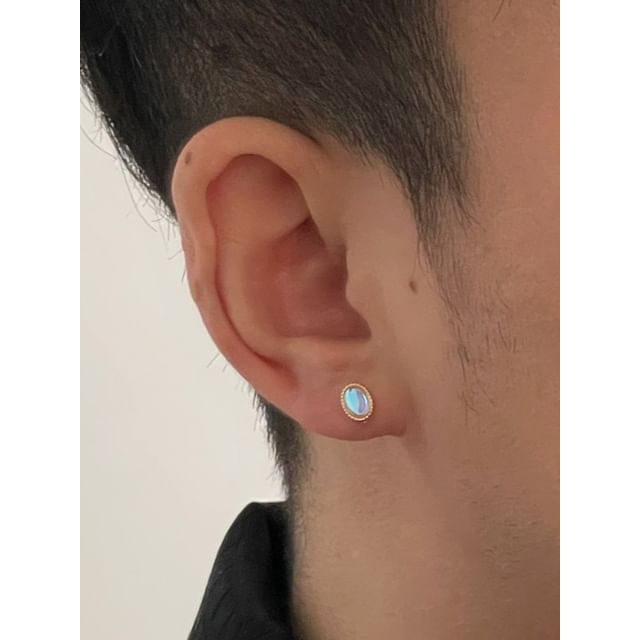 Stone Stud Earring