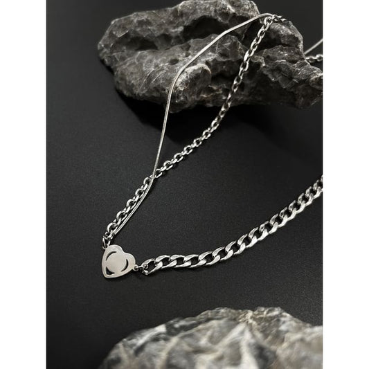 Faux Pearl Chain Necklace