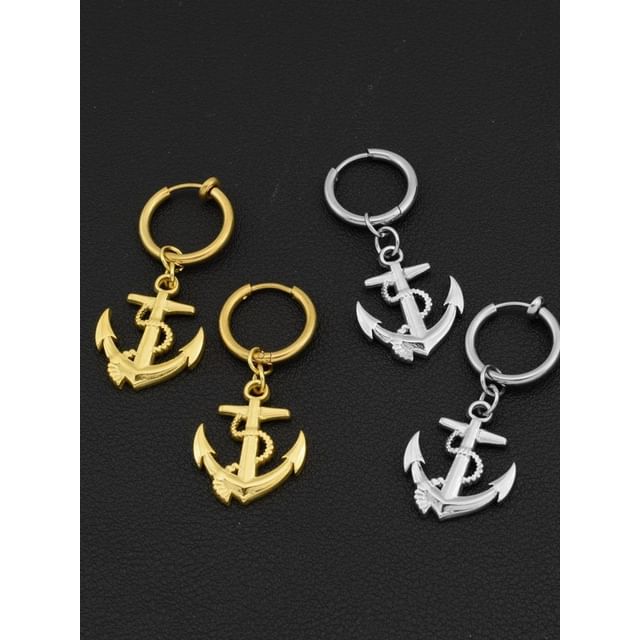 Anchor Dangle Earring