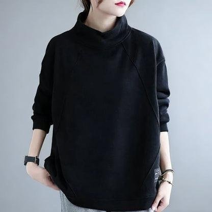 Mock-Neck Sweatshirt