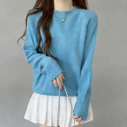 Classic Crewneck Knit Sweater