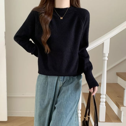 Classic Crewneck Knit Sweater